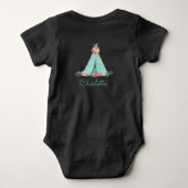 Body Aventure de TeePee Tribal Boho pour Bébé Fille (Dos)