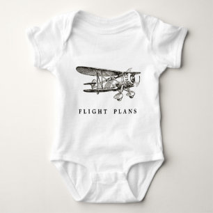 Body Avion vintage, plans de vol