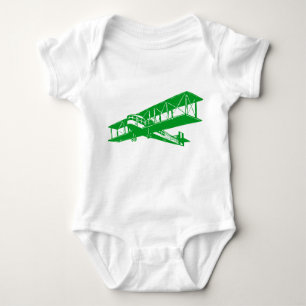 Body Avion vintage - Vert d'herbe
