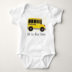 Body B est pour Bus Yellow School Bus Education Alphabe
