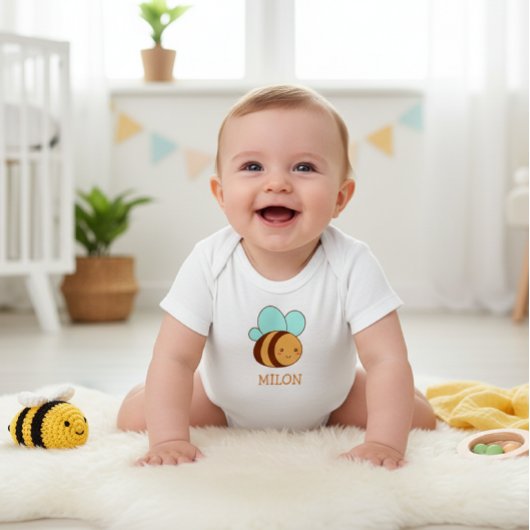 Body Baby Bodysuit Adorable Bee Design