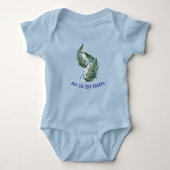 Body Baby Bodysuit Fern Aotearoa NZ funny baby talk (Devant)
