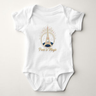 Body Baby Bodysuit - Paris Elegant Eiffel Tower