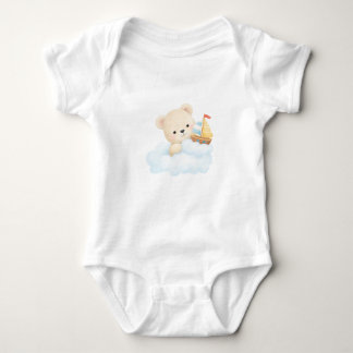 Body Baby Bodysuit – Sweet Teddy on a Cloud | Soft Wate