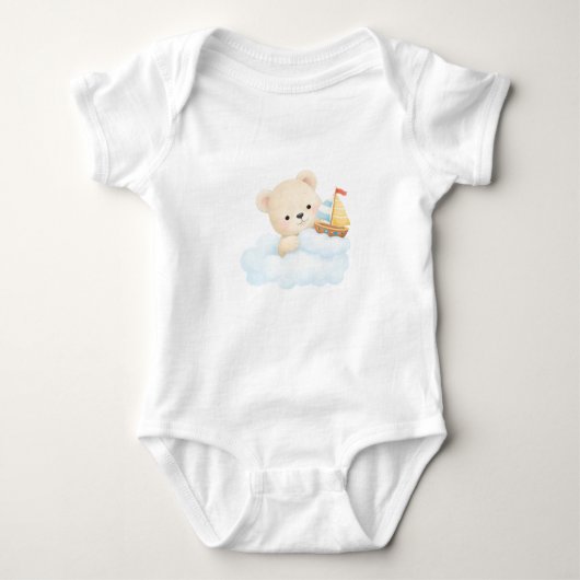 Body Baby Bodysuit – Sweet Teddy on a Cloud | Soft Wate (Devant)