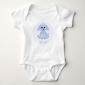 Body Baby Boy Blue Puppy Personnalisé (Devant)