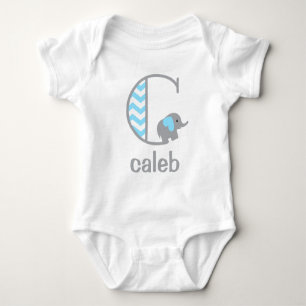 Body Baby Boy Elephant Bodysuit Boys Monogram Chemise C