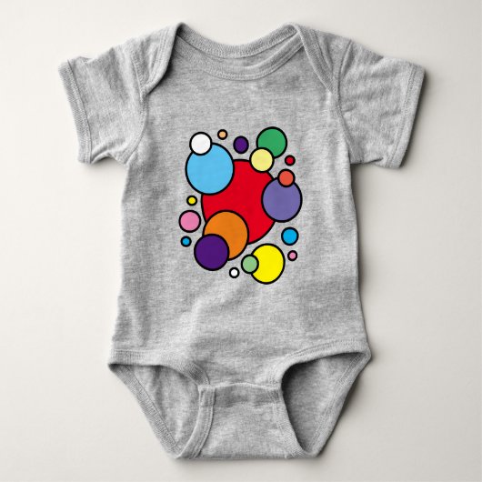 Body Baby Bubbles Onsie T-Shirt (Devant)
