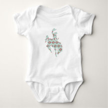 Baby Cowgirl rose Turquoise Bronc Rodeo Aztec West