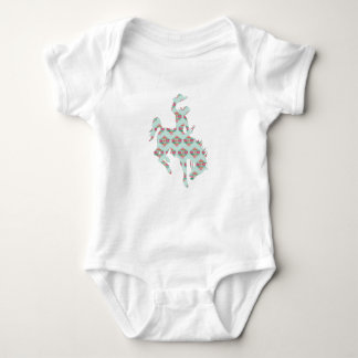 Body Baby Cowgirl rose Turquoise Bronc Rodeo Aztec West