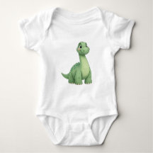 Baby Dinosaur Jersey Bodysuit - Comfort and Style 