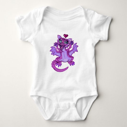 Body Baby Dragon Love Baby Bodysuit (Devant)