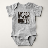 Baby Funny Chasse Jersey Bodysuit Chemise par Papa