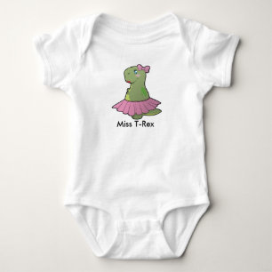 Body Baby Girl Dinosaur Miss T-Rex Bodysuit