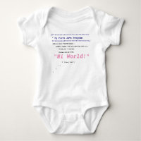 Baby Girl First Java Programme