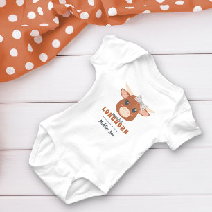 Body Baby Girl Longhorn brûlé orange