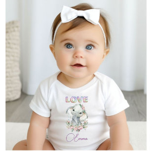 Body Baby Girl Love Name Elephant mignon