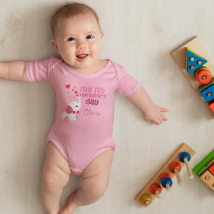 Body Baby Girl My First Valentine's Day Custom