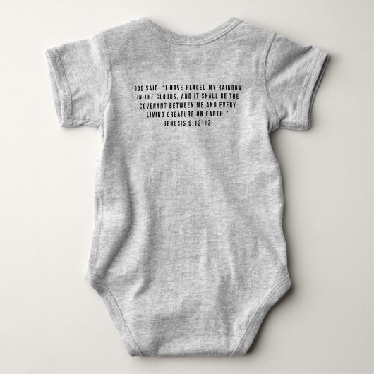 Body Baby Grey Snap Tee La Promesse de Dieu (Dos)