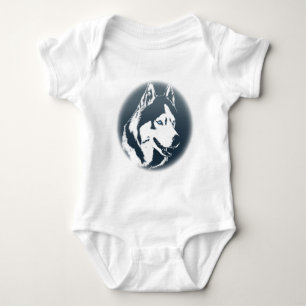 Body Baby Husky Bodysuit Sled Chien Baby Husky Cadeau
