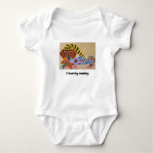 Baby I Love My Mommy Doggie Bodysuit