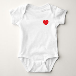 Body baby - "Klein rood hart" ❤️ Romper