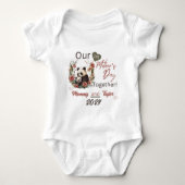 Body Baby Matching Panda Our First Mother's day Togethe (Devant)