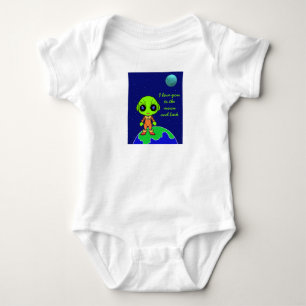 Body Baby one-piece avec alien et lune par Jo Images