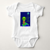 Body Baby one-piece avec alien et lune par Jo Images Ba (Devant)