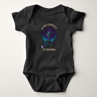 Body Baby Onsie - Cabin in the woods design on DARK