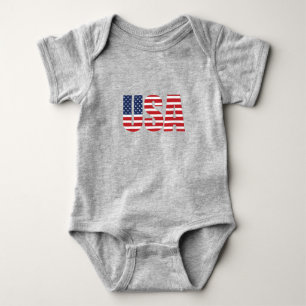 Body Baby Patriotic USA Baby Bodysuit