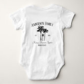 Body Baby’s First Beach Trip Shirt Vacation Palm  (Dos)