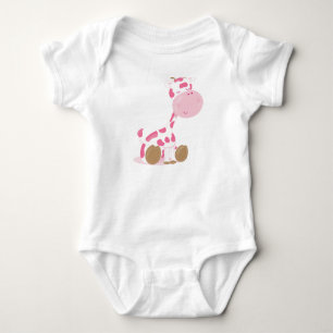 Body Baby Safari rose couchage Giraffe Nursery Art Cade
