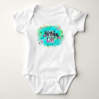 Body Baby-Shirt Anniversaire Conception de l'aérographe