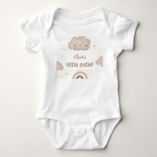Body Baby-Shower Beige Aquarelle