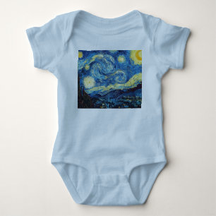 Body Baby shower de collage de nuit Van Gogh Starry Vin