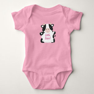 Body Baby shower de vache rose
