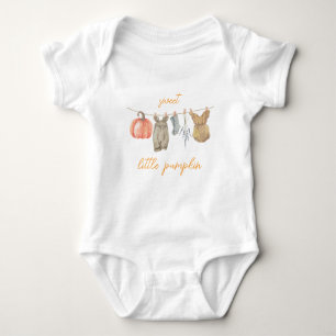 Body Baby shower fille de Citrouille d'automne