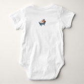 Body Baby shower Rétro Squirrel (Dos)