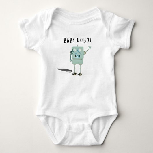 Body Baby-Shower Robot garçon (Devant)