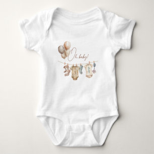 Body Baby shower Soft Boho Neutral Vêtements de bébé