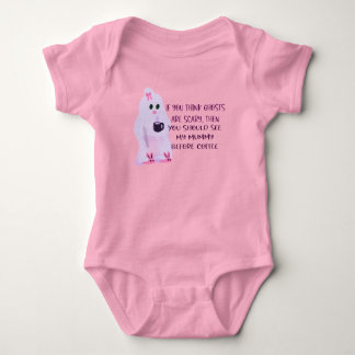 Body Baby undershirt , cute moms scary before coffee