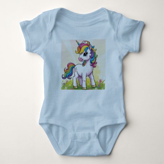 Body Baby Unicorn chemise bébé (Devant)