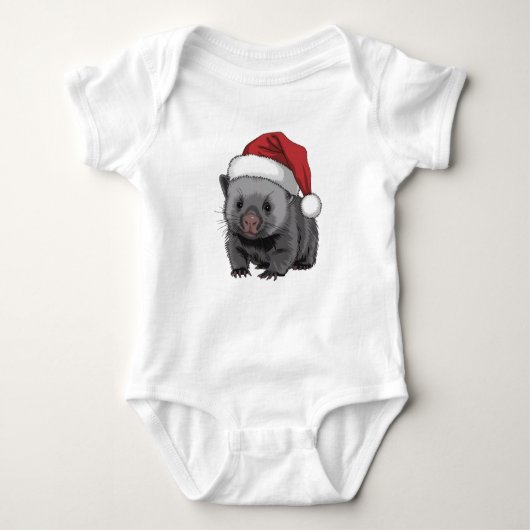 Body Baby Wombat Christmas (Devant)
