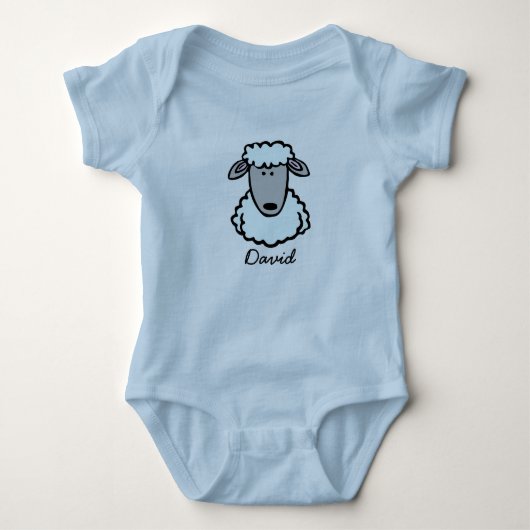 Body Babybody bleu « David " (Devant)