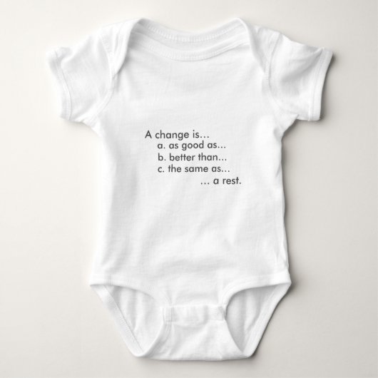 Body Babygro mignon et drôle (Devant)