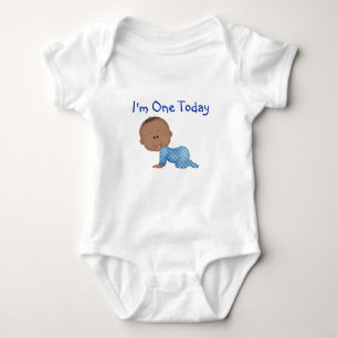 Body Baby's 1st Birthday African American BoyTshirt