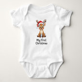 Body Baby's first Christmas one-piece (Devant)