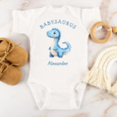 Body Babysaurus Blue Dinosaur Personalized Boys