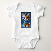 Body Babysuit avec 🐯 mignonette (Devant)
